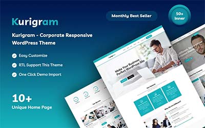 Download Kurigram Corporate Responsive WordPress Theme
