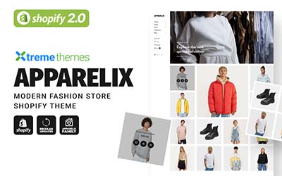 Download Apparelix Modern Fashion Store Shopify Theme