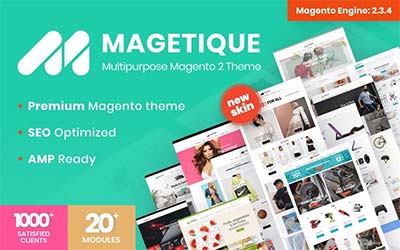 Download Magetique - AMP-Ready Multipurpose Magento Theme