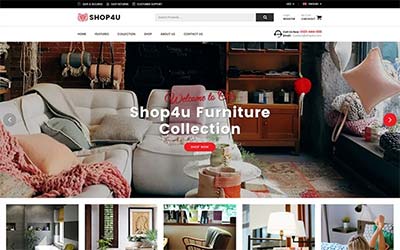 Download Shop4U - Furniture Responsive Magento Theme
